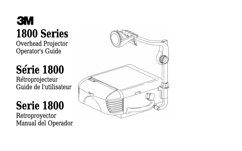 Página 1 del manual Manual de usuario 3M 1800