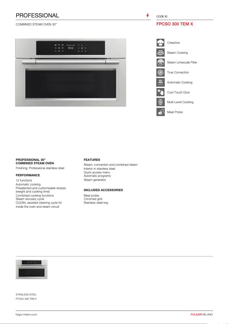 Imagen de la primera página del manual del dispositivo FPCSO 300 TEM X