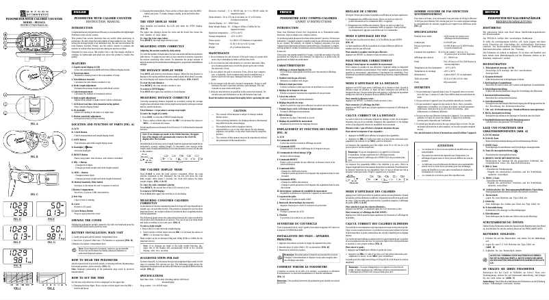 Imagen de la primera página del manual del dispositivo PE316CA