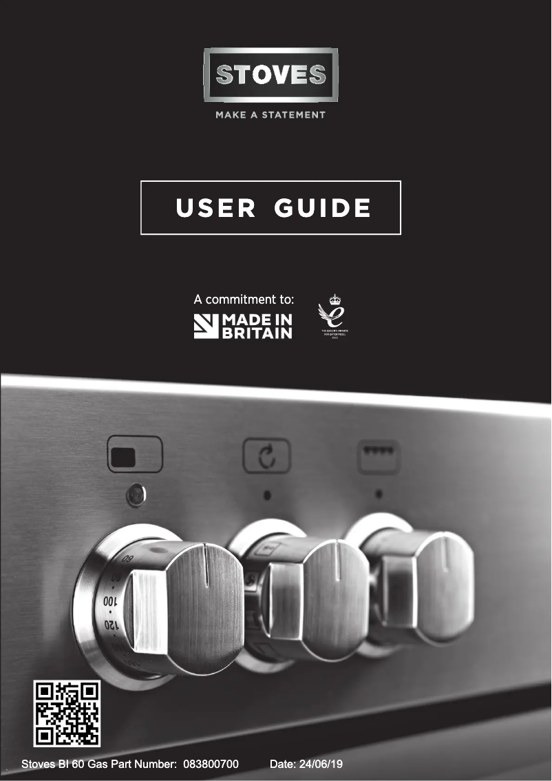 Imagen de la primera página del manual del dispositivo ST BI600G