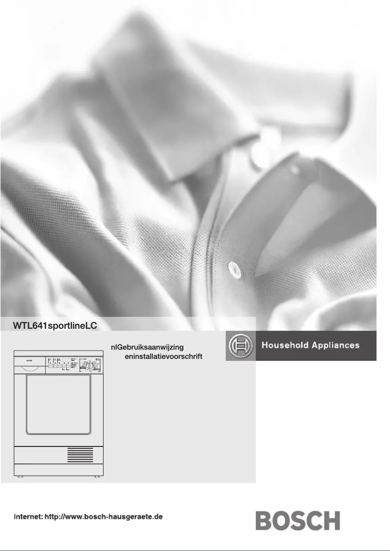 Página 1 del manual Manual de usuario Bosch WTL641S