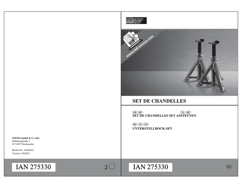 Imagen de la primera página del manual del dispositivo IAN 275330