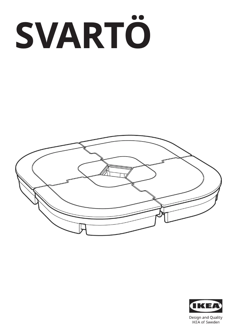 Imagen de la primera página del manual del dispositivo SVARTÖ