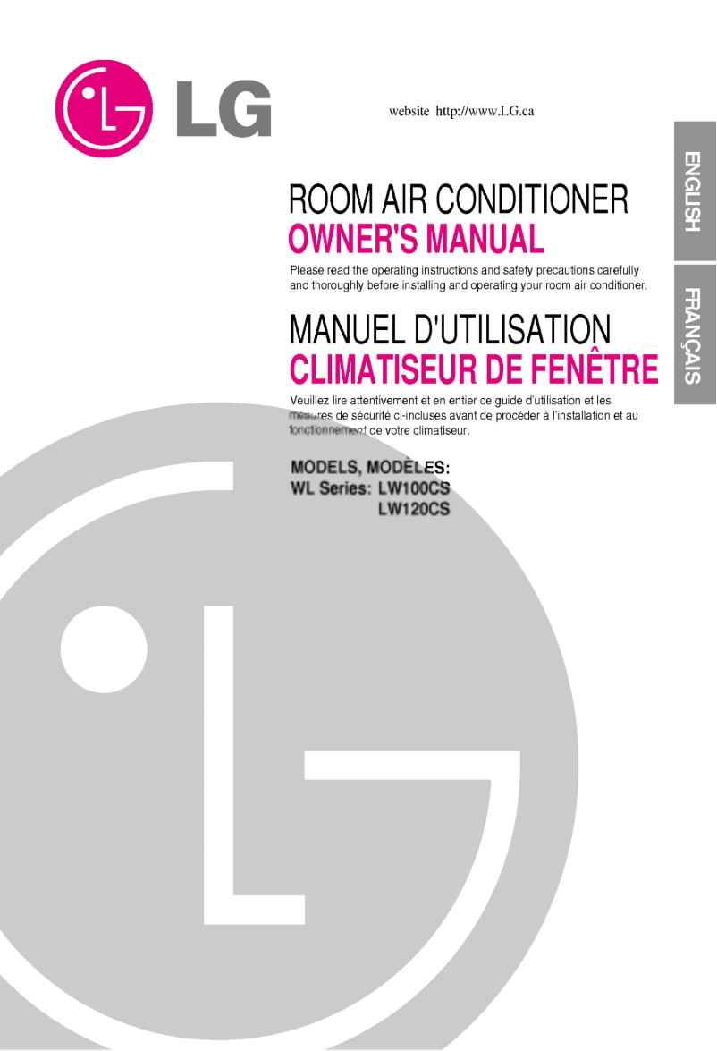 Imagen de la primera página del manual del dispositivo LW100CS