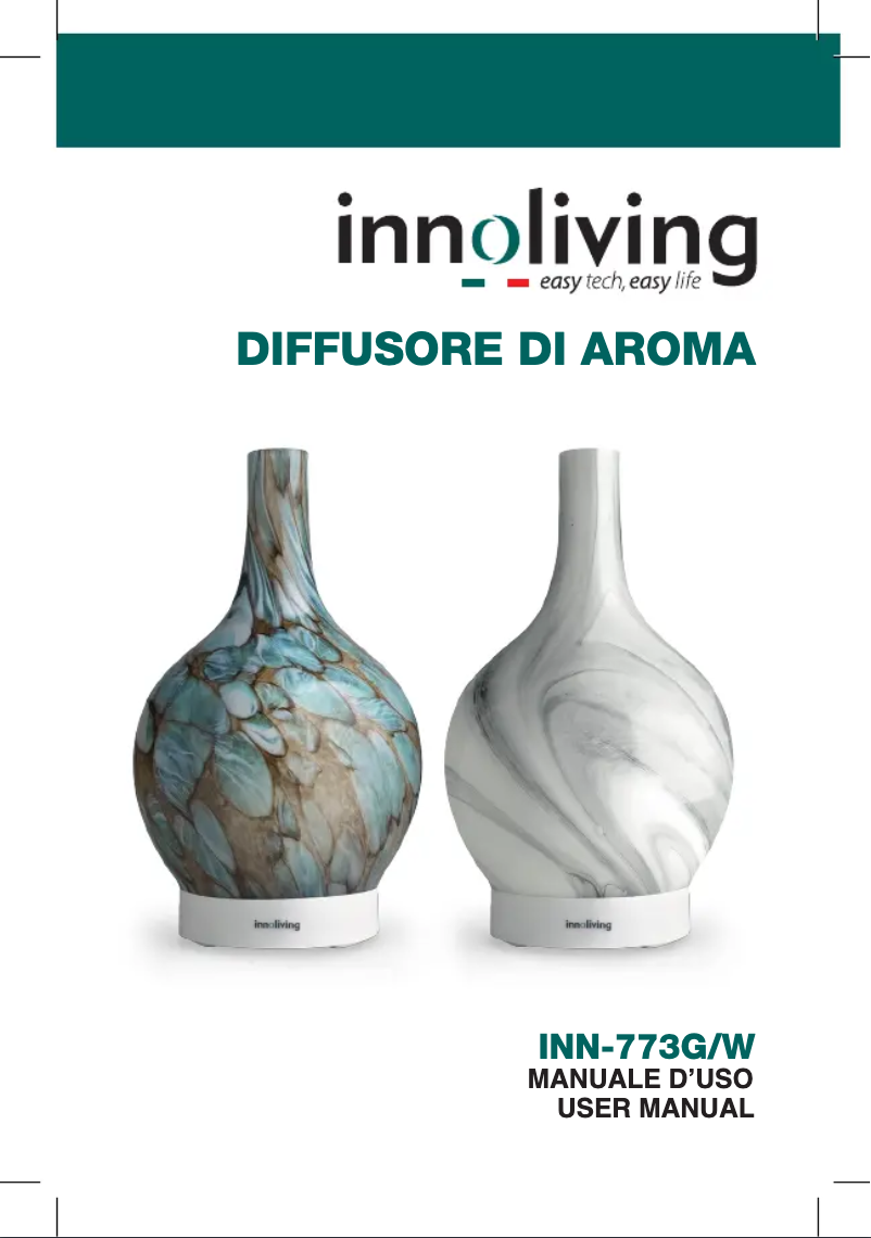 Imagen de la primera página del manual del dispositivo INN-773G