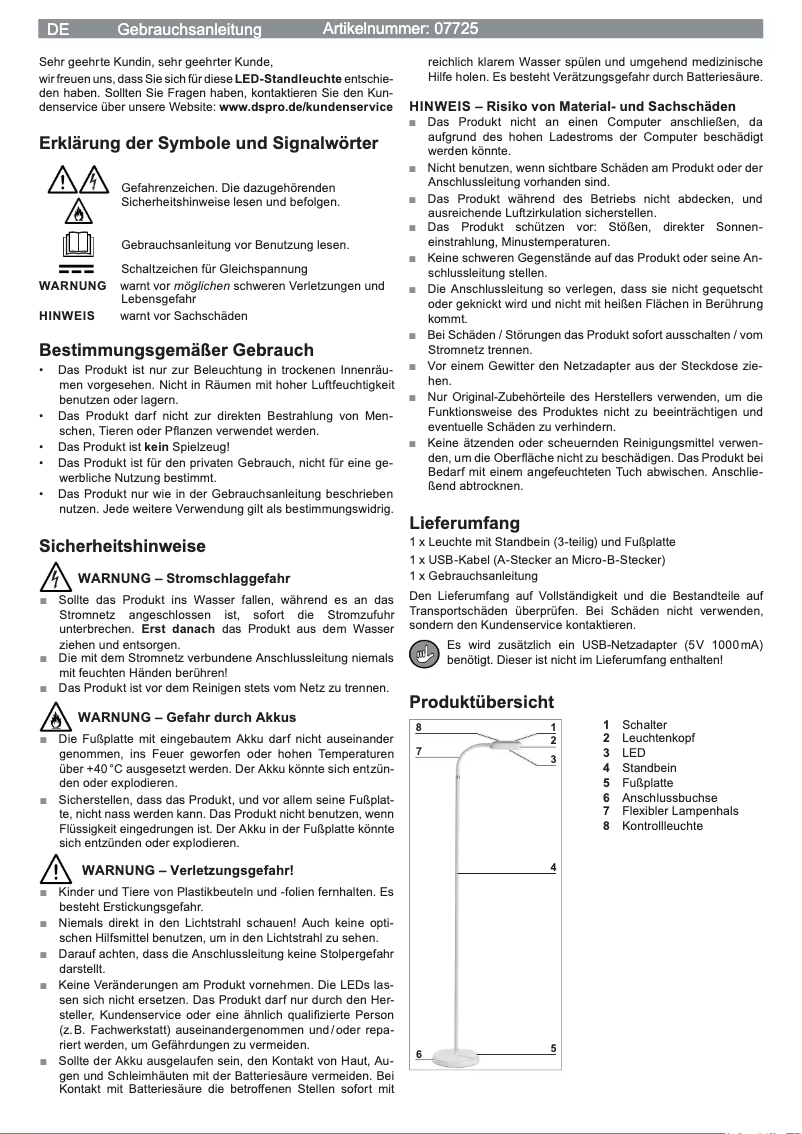 Página nº 1 - Manual de usuario EasyMaxx 07725