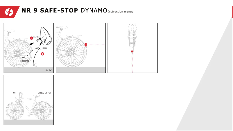 Página 1 del manual Manual de usuario Spanninga Nr. 9