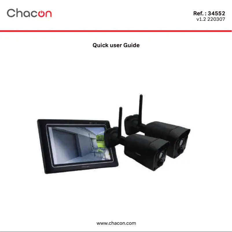 Imagen de la primera página del manual del dispositivo 34552