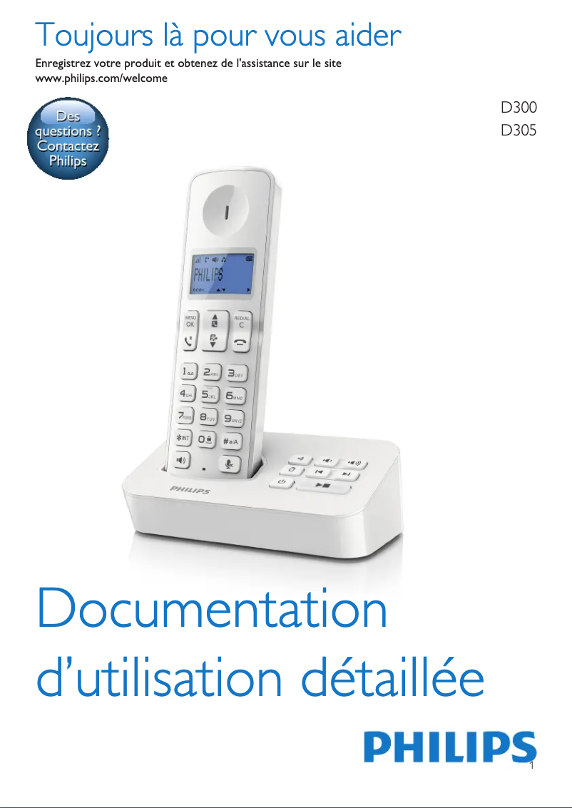 Imagen de la primera página del manual del dispositivo D305