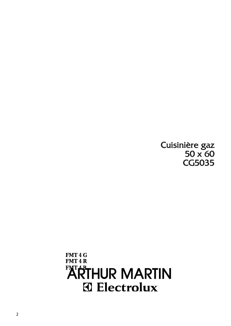 Imagen de la primera página del manual del dispositivo CG5035W