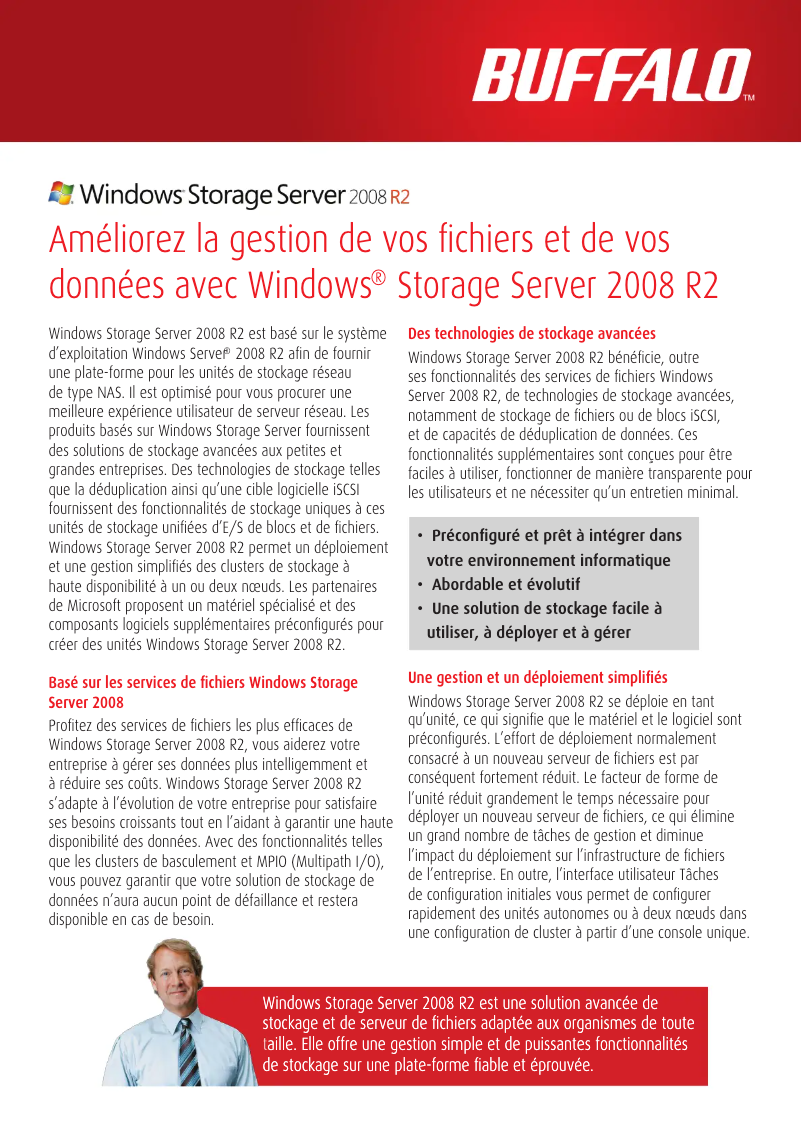 Imagen de la primera página del manual del dispositivo 8TB TeraStation Pro Quad WSS