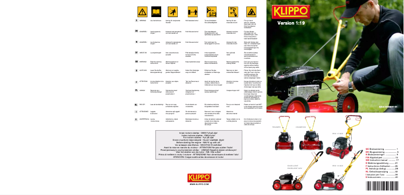 Página nº 1 - Manual de usuario Klippo Pro 17 GCV