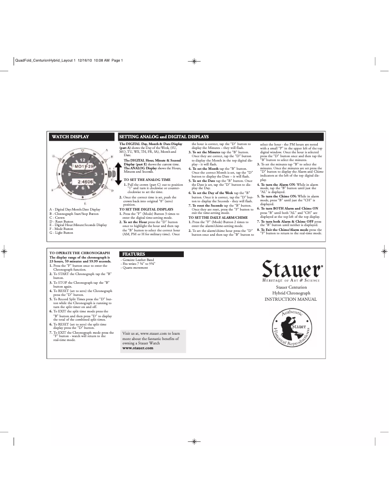 Imagen de la primera página del manual del dispositivo 20409