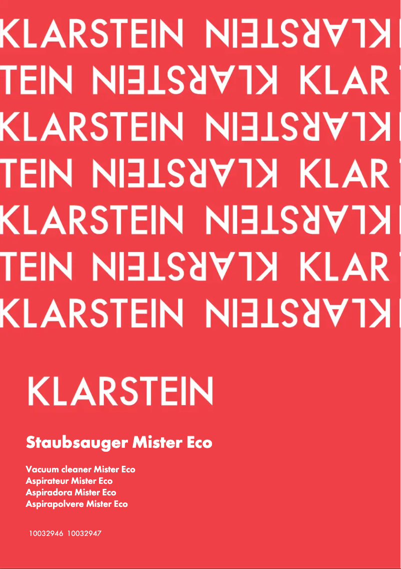 Imagen de la primera página del manual del dispositivo Mister Eco 10032946