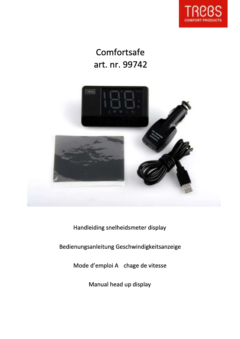 Página 1 del manual Manual de usuario Trebs Comfortsafe 99742
