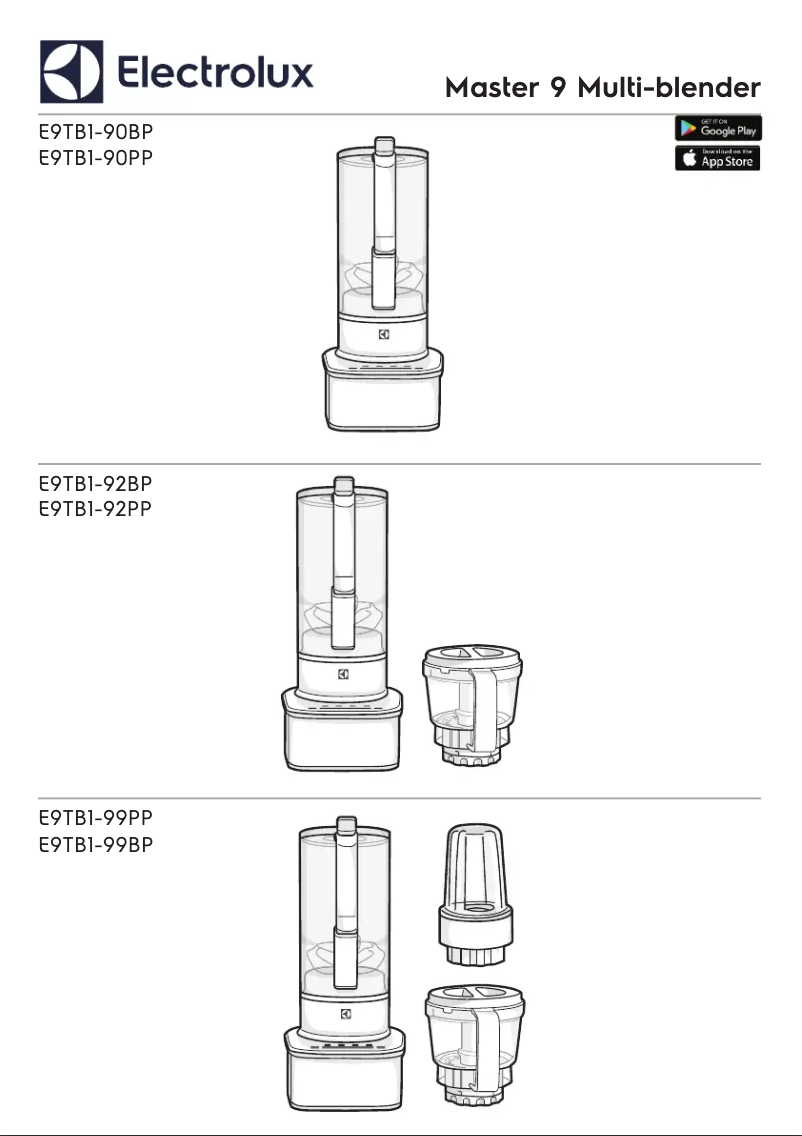 Imagen de la primera página del manual del dispositivo Master 9