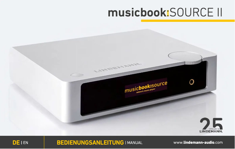 Página nº 1 - Manual de usuario Lindemann Musicbook Source II