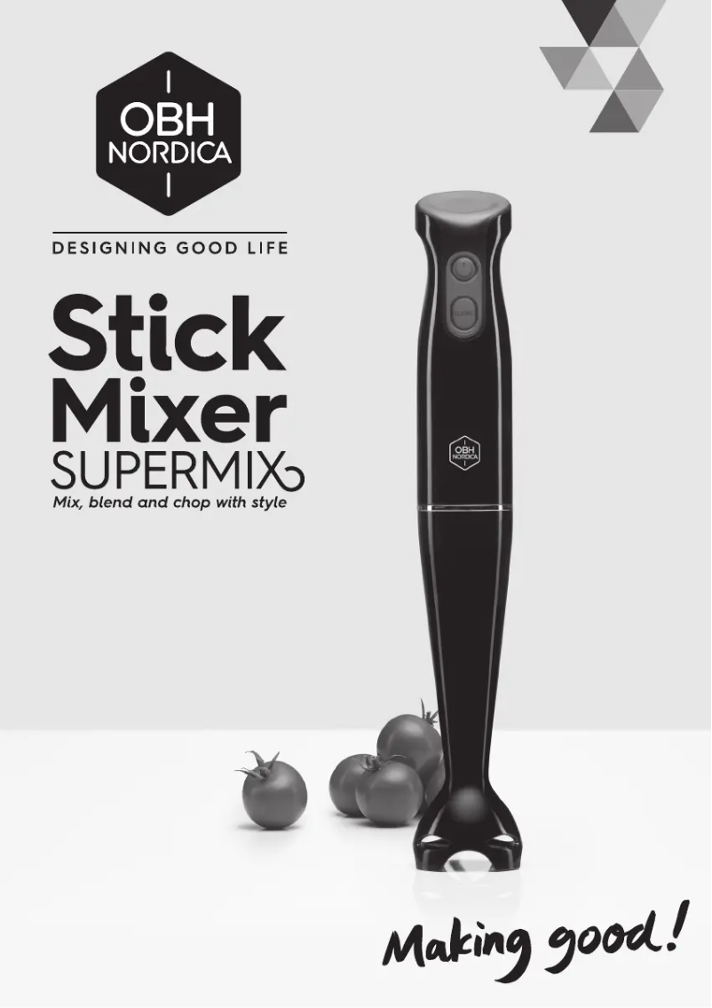 Imagen de la primera página del manual del dispositivo Super Mix 7698