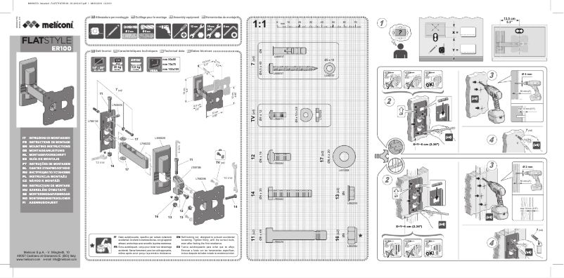 Imagen de la primera página del manual del dispositivo Flatstyle FR100