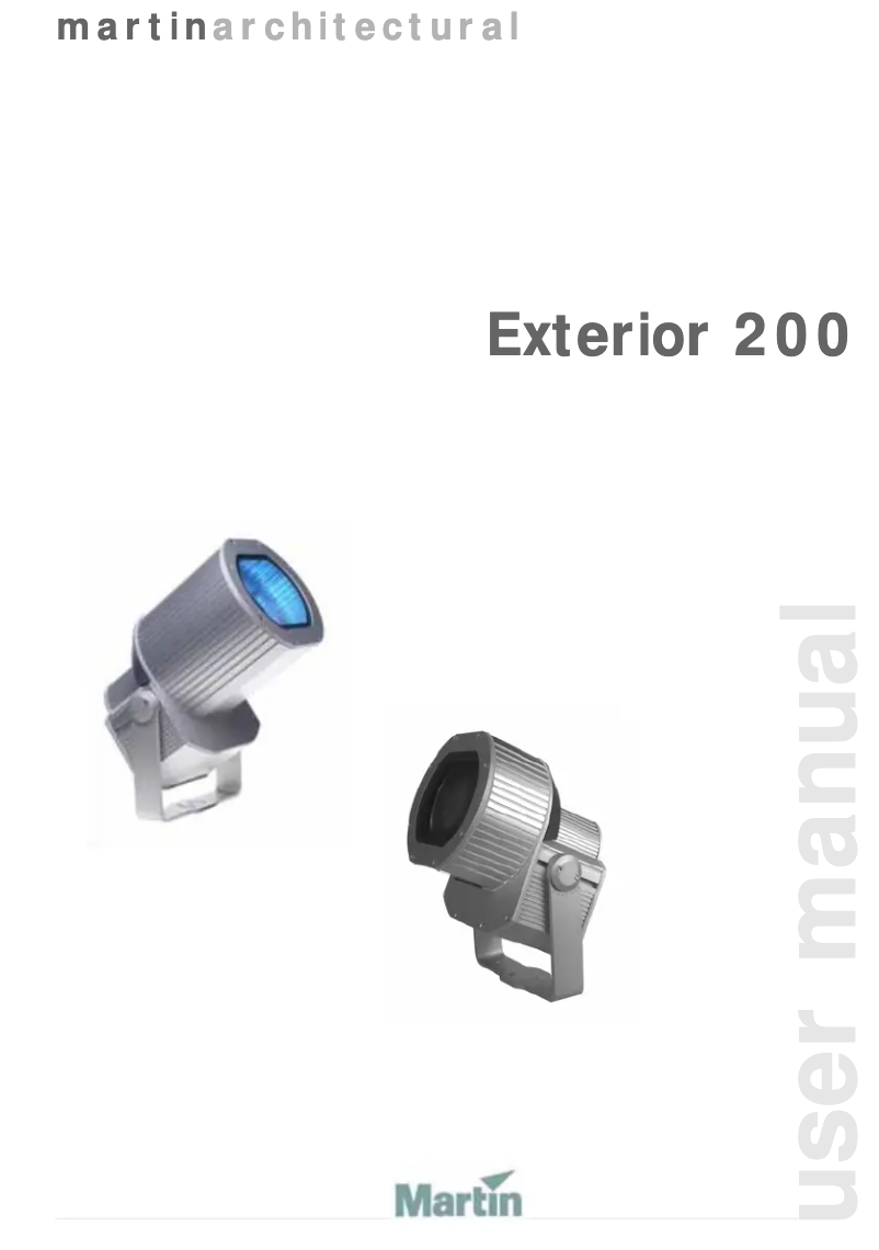 Imagen de la primera página del manual del dispositivo Exterior 200