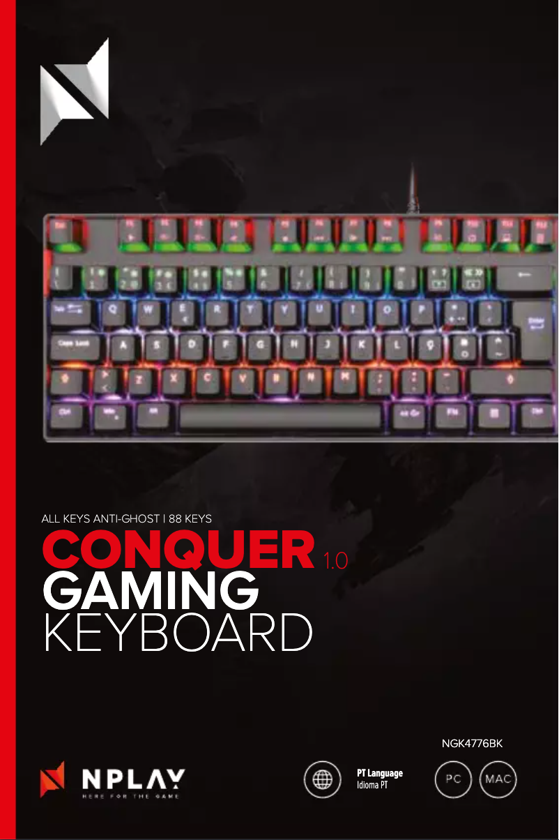 Imagen de la primera página del manual del dispositivo CONQUER 1.0