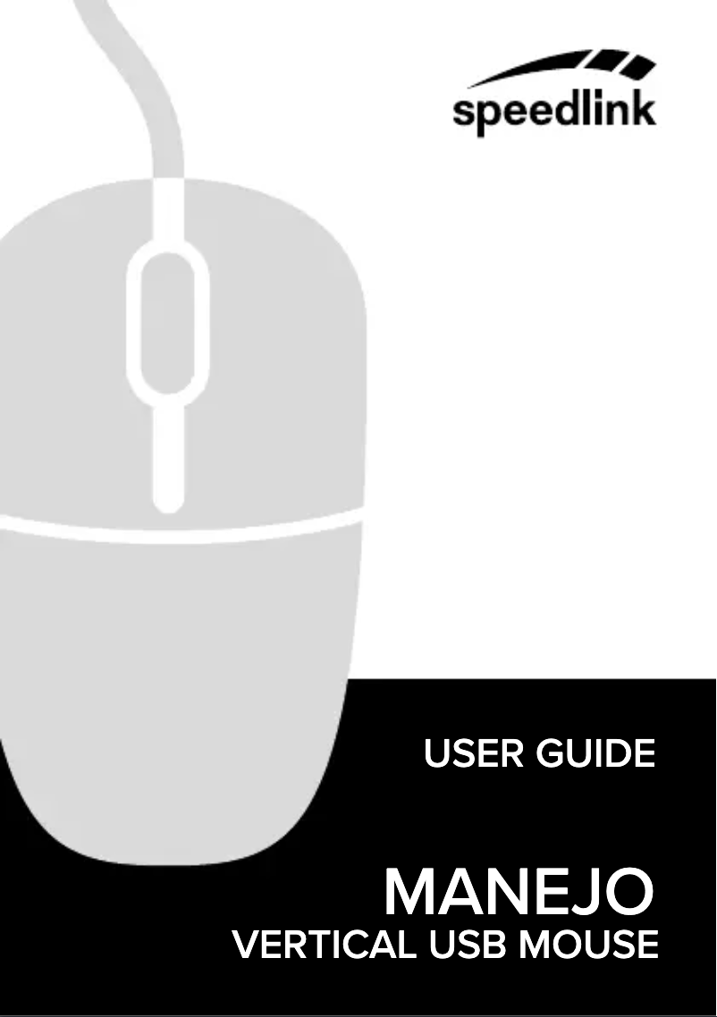 Página nº 1 - Manual de usuario Speed-Link Manego SL-610005-BK