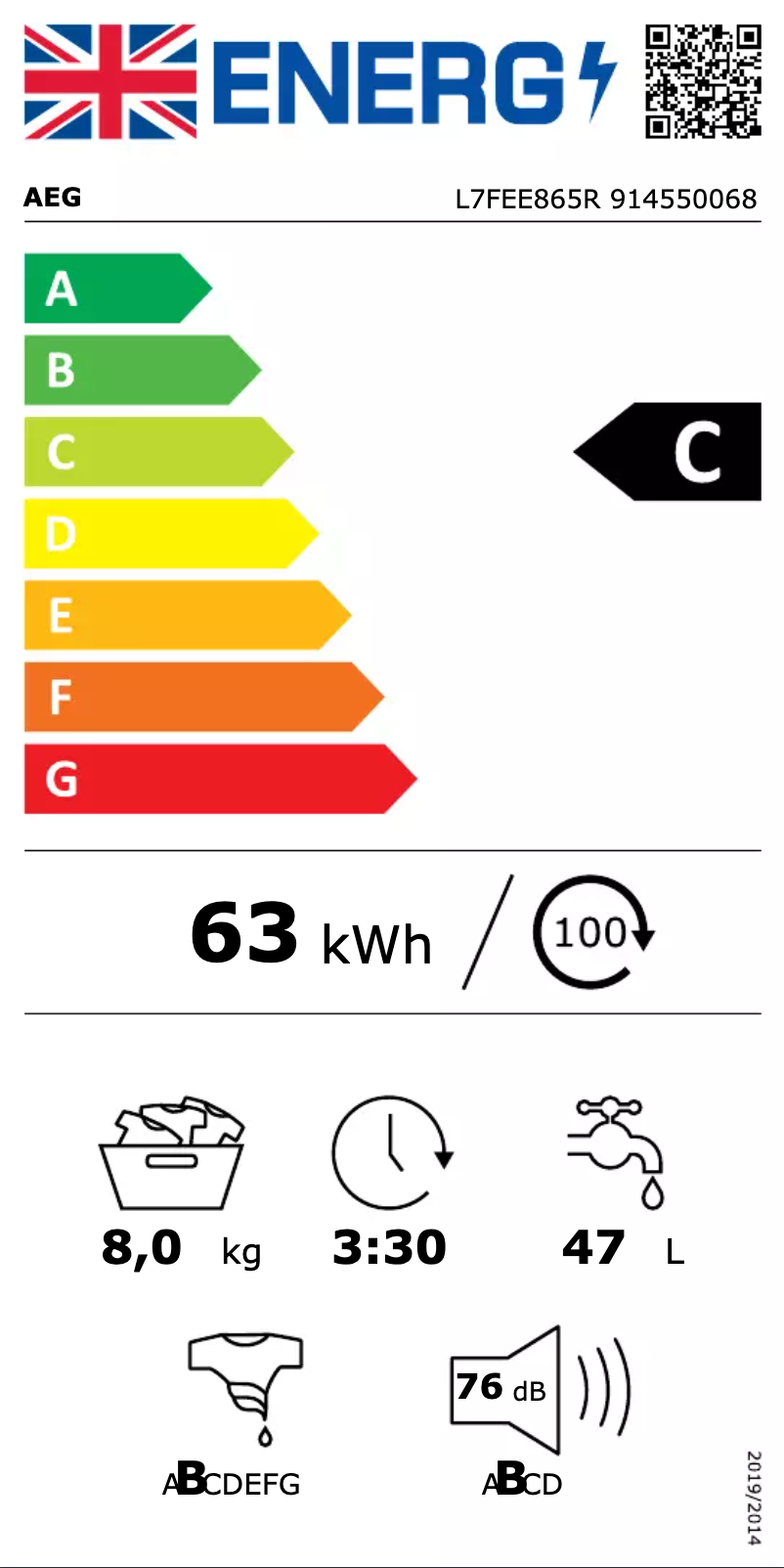 Imagen de la primera página del manual del dispositivo L7FEE865R