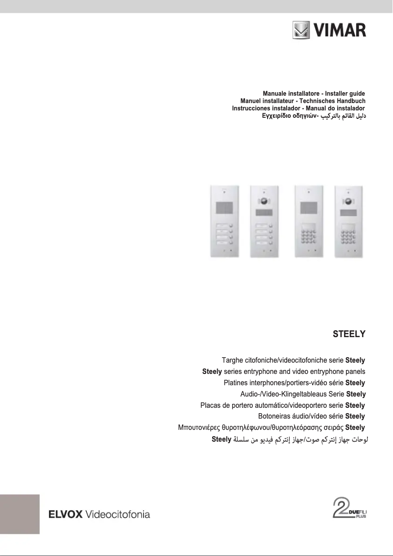 Imagen de la primera página del manual del dispositivo ELVOX 41502