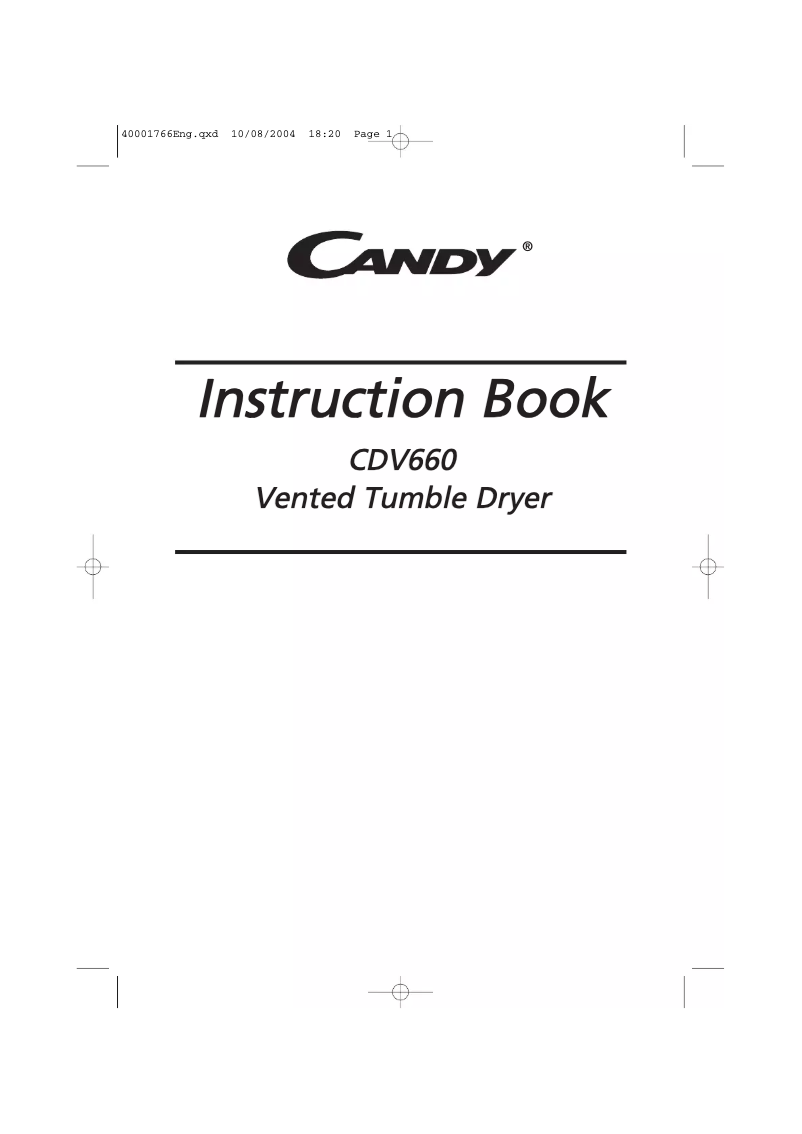 Imagen de la primera página del manual del dispositivo ABCDV660-37