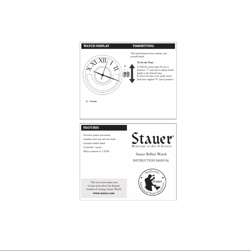 Página 1 del manual Manual de usuario Stauer 31522