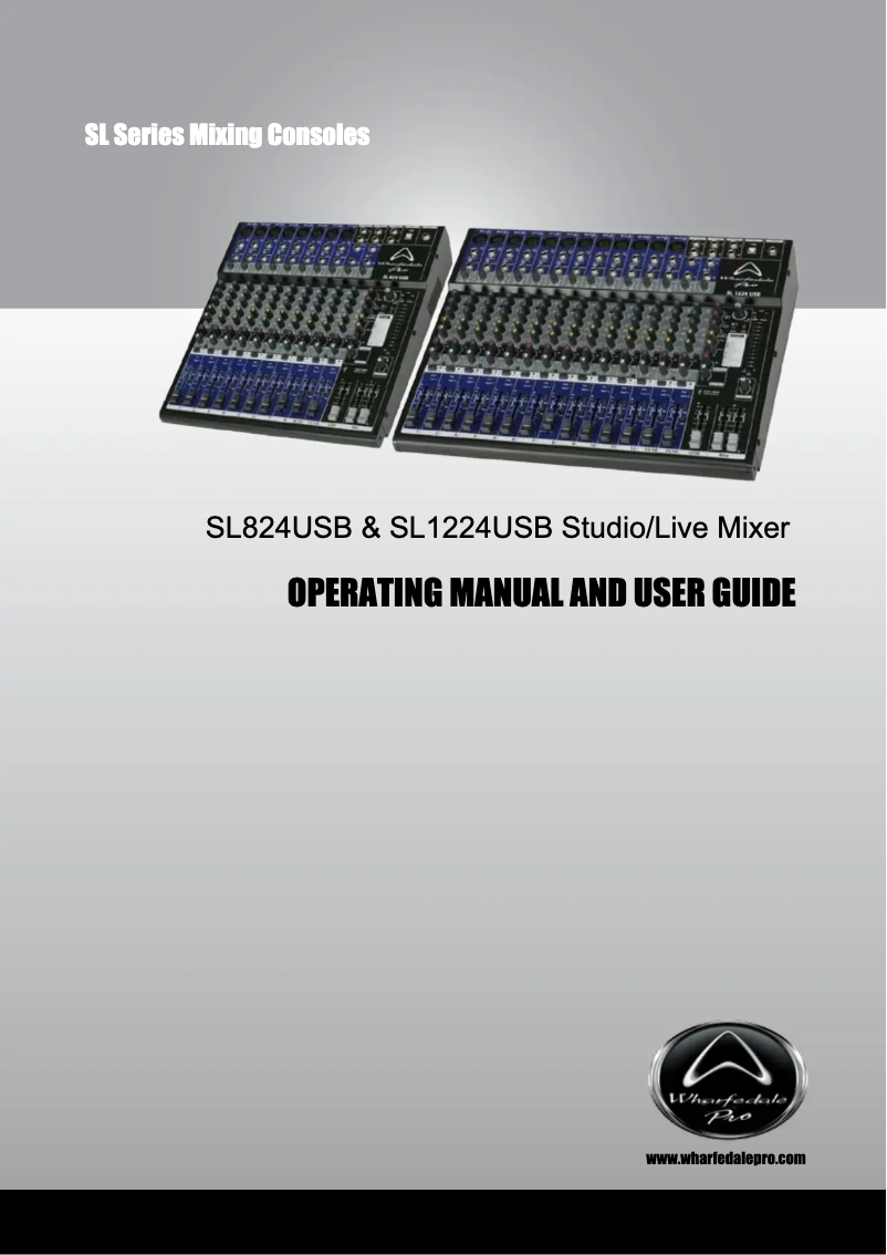 Página nº 1 - Manual de usuario Wharfedale SL 824 USB