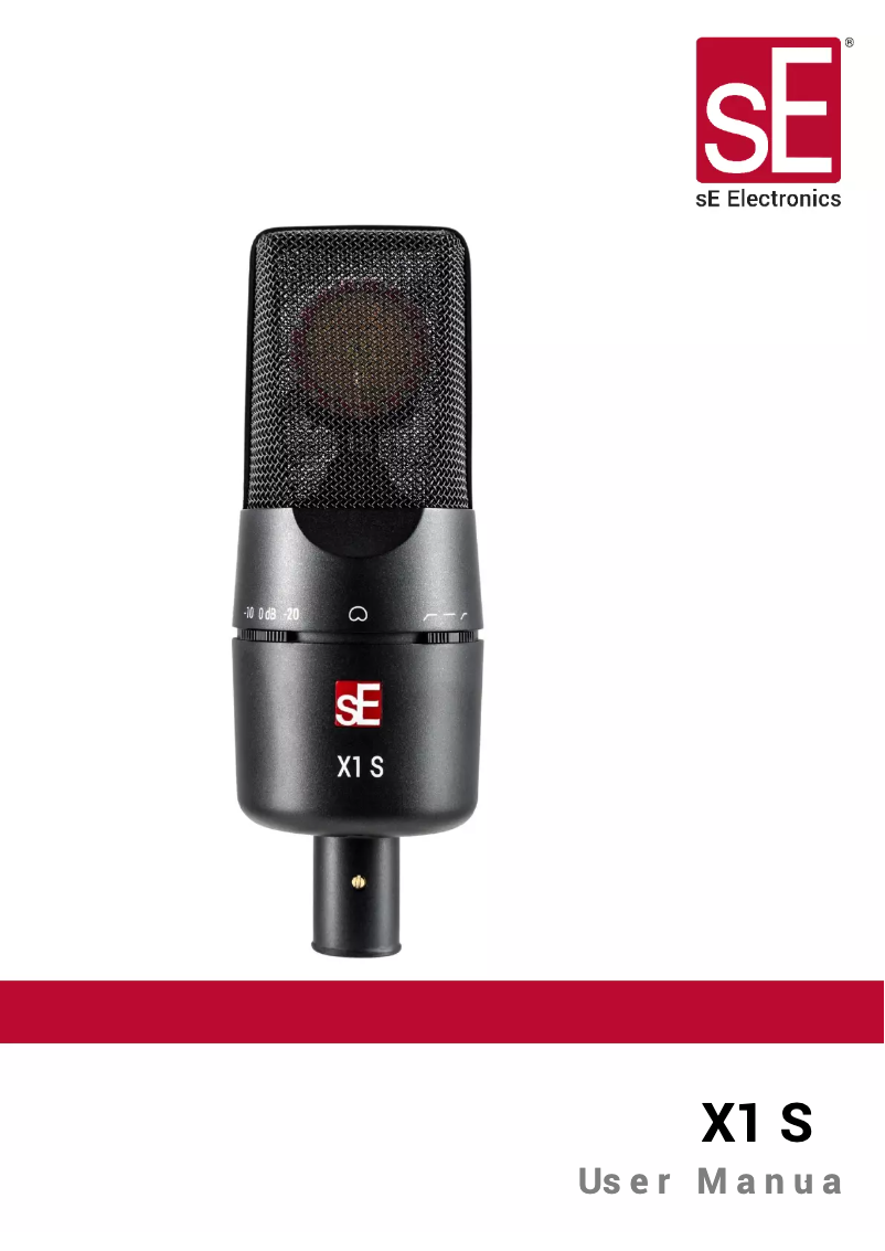 Imagen de la primera página del manual del dispositivo X1 S