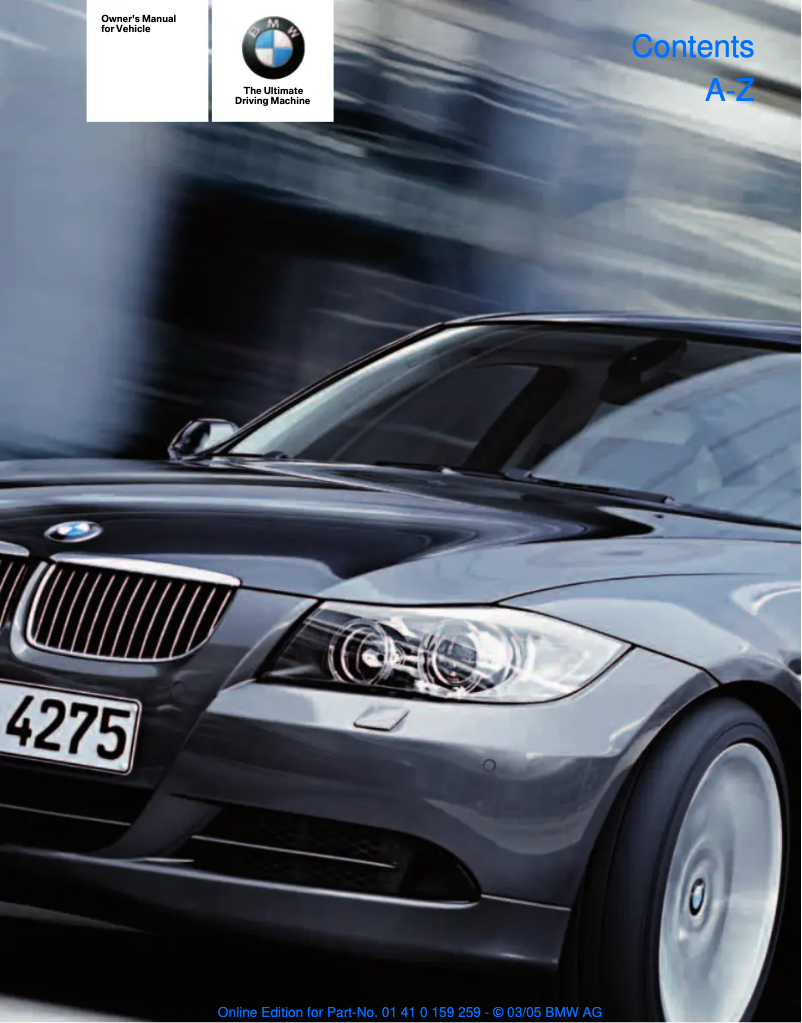 Página nº 1 - Manual de usuario BMW 3 Series Coupe (2005)