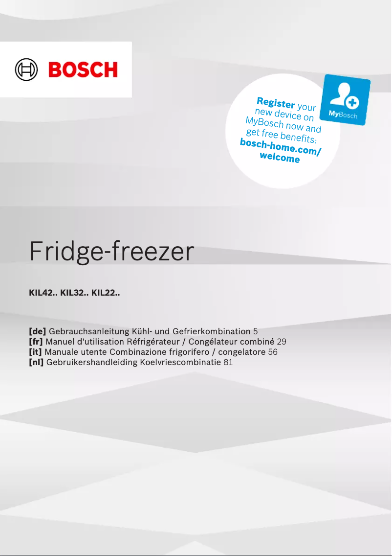 Imagen de la primera página del manual del dispositivo KIL42ADD1