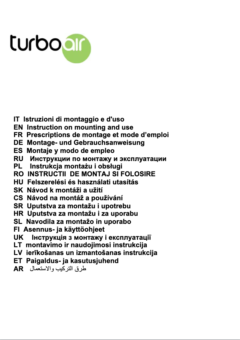 Imagen de la primera página del manual del dispositivo Puglia Grey/1L/A/90 - EX76