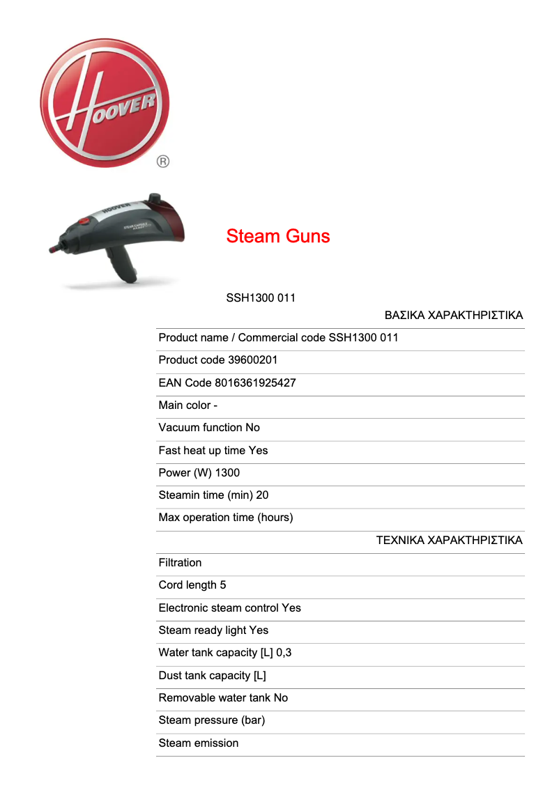 Imagen de la primera página del manual del dispositivo SSH1300 011