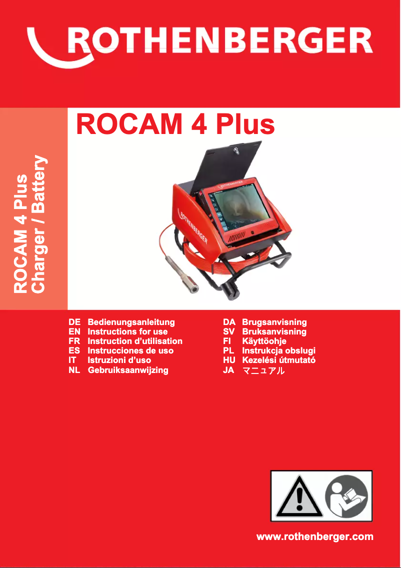 Imagen de la primera página del manual del dispositivo ROCAM 4 Plus