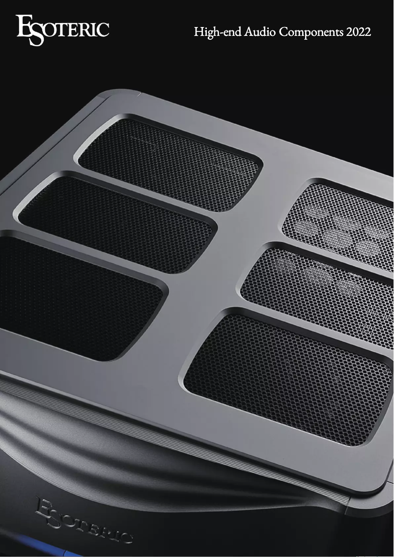 Página 1 del manual Folleto Esoteric K-03XD