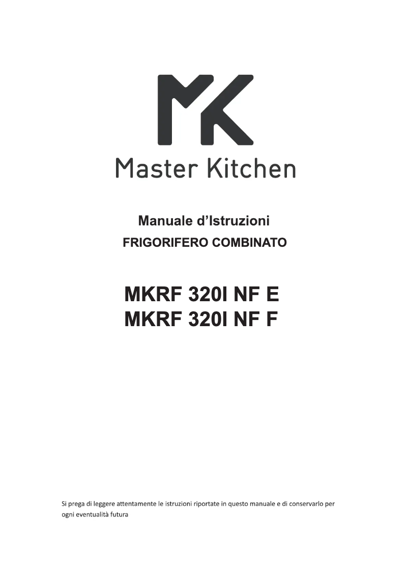 Imagen de la primera página del manual del dispositivo MKRF 320I NF F