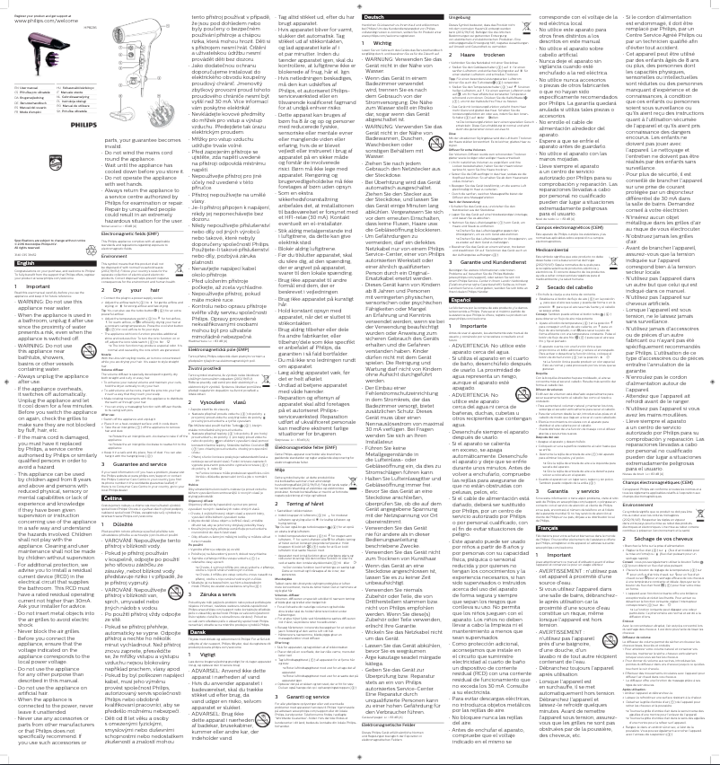 Página 1 del manual Manual de usuario Philips ThermoProtect HP8236