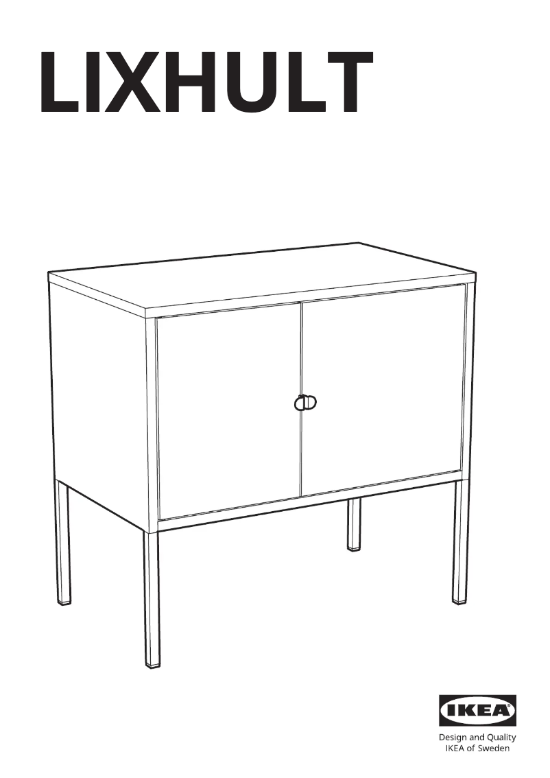 Página 1 del manual Manual de usuario Ikea LIXHULT 703.286.69