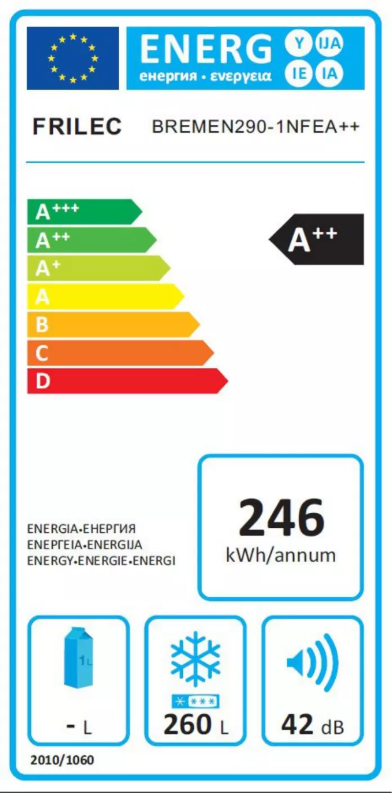 Imagen de la primera página del manual del dispositivo Bremen 290-1NFEA++ INOX