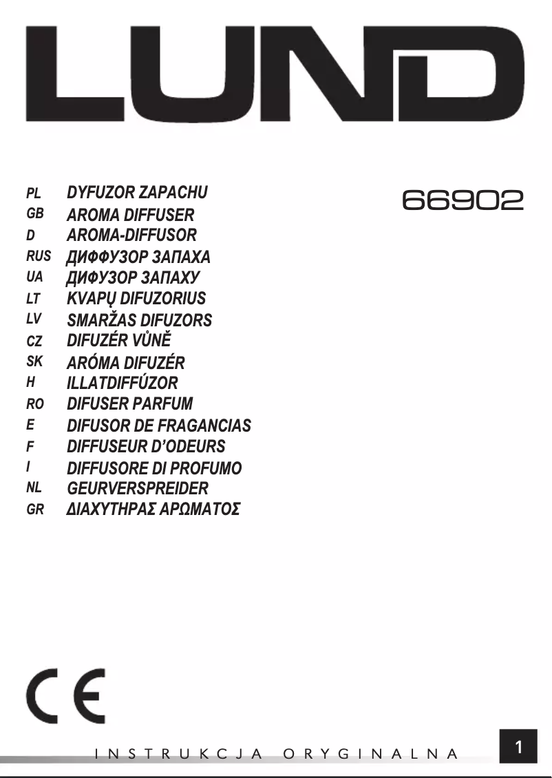 Imagen de la primera página del manual del dispositivo 66902