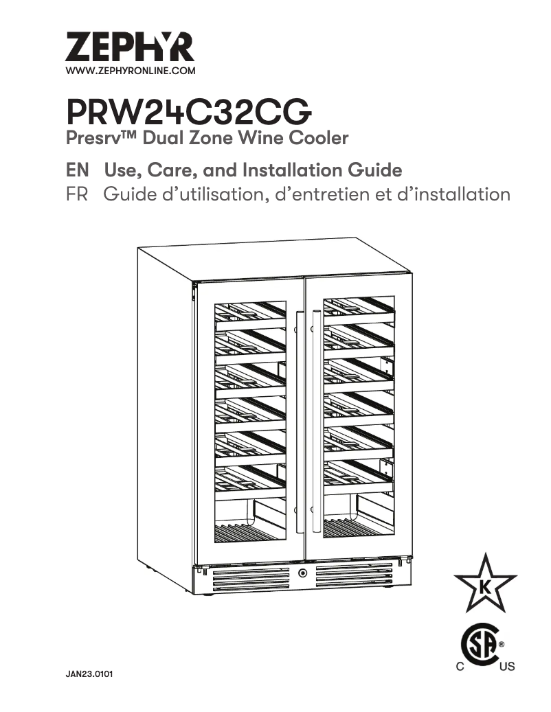 Imagen de la primera página del manual del dispositivo Presrv PRW24C32CG