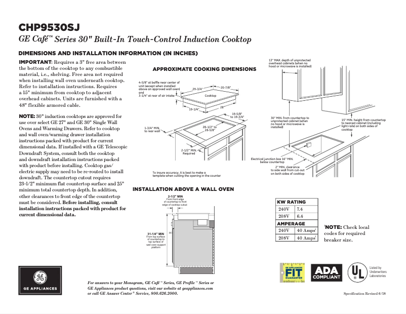 Imagen de la primera página del manual del dispositivo Café CHP9530SJSS