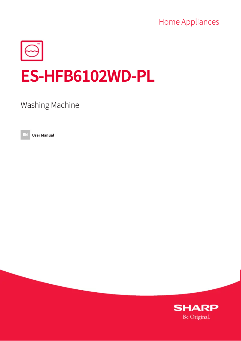 Imagen de la primera página del manual del dispositivo ES-HFB6102WD-PL