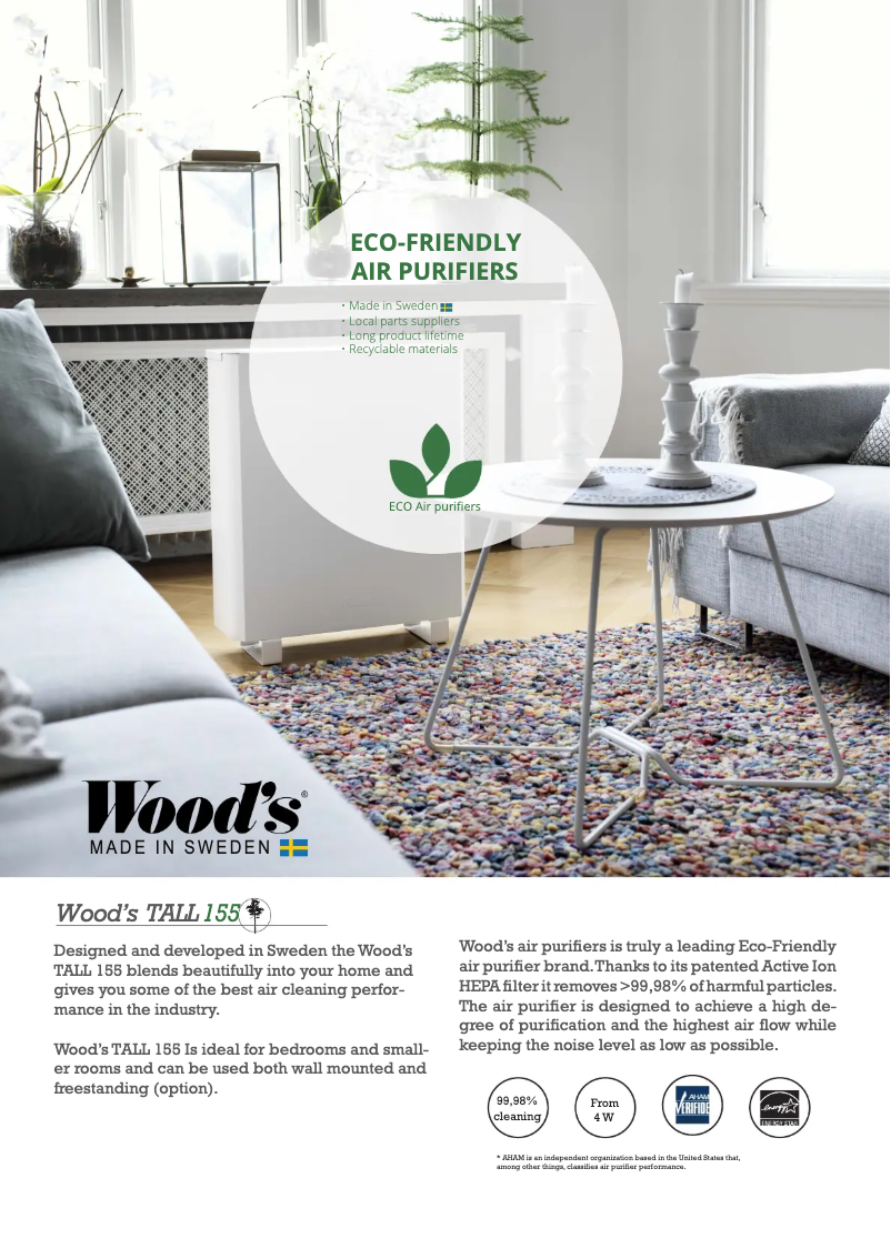 Imagen de la primera página del manual del dispositivo TALL 150