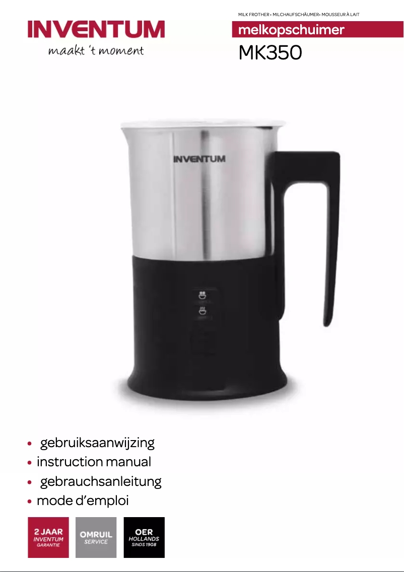 Página 1 del manual Manual de usuario Inventum MK350