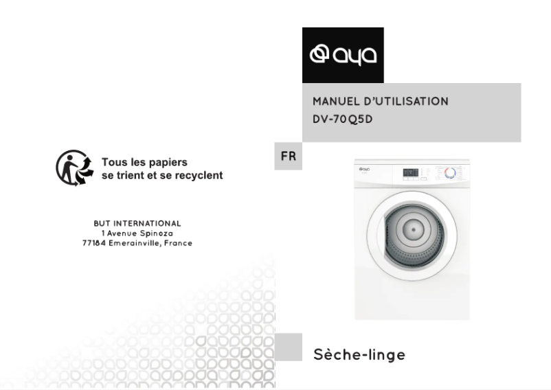 Imagen de la primera página del manual del dispositivo DV-70Q5D