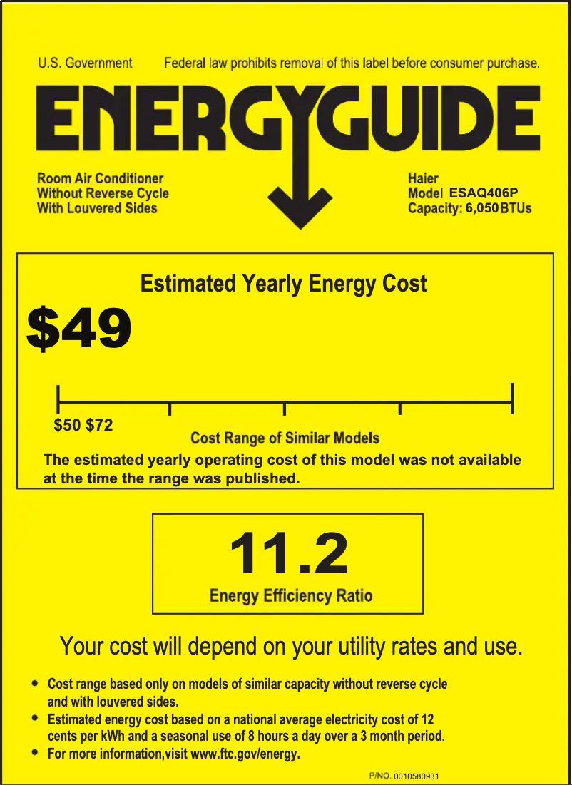 Imagen de la primera página del manual del dispositivo ESAQ406P